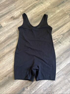 Black sleeveless maternity Bodysuit Romper super soft and stretchy